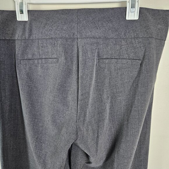 Kenneth Cole Women's Gray Dress Pants Size 12 Work Career Elegant Chic Mid Rise - Picture 4 of 7